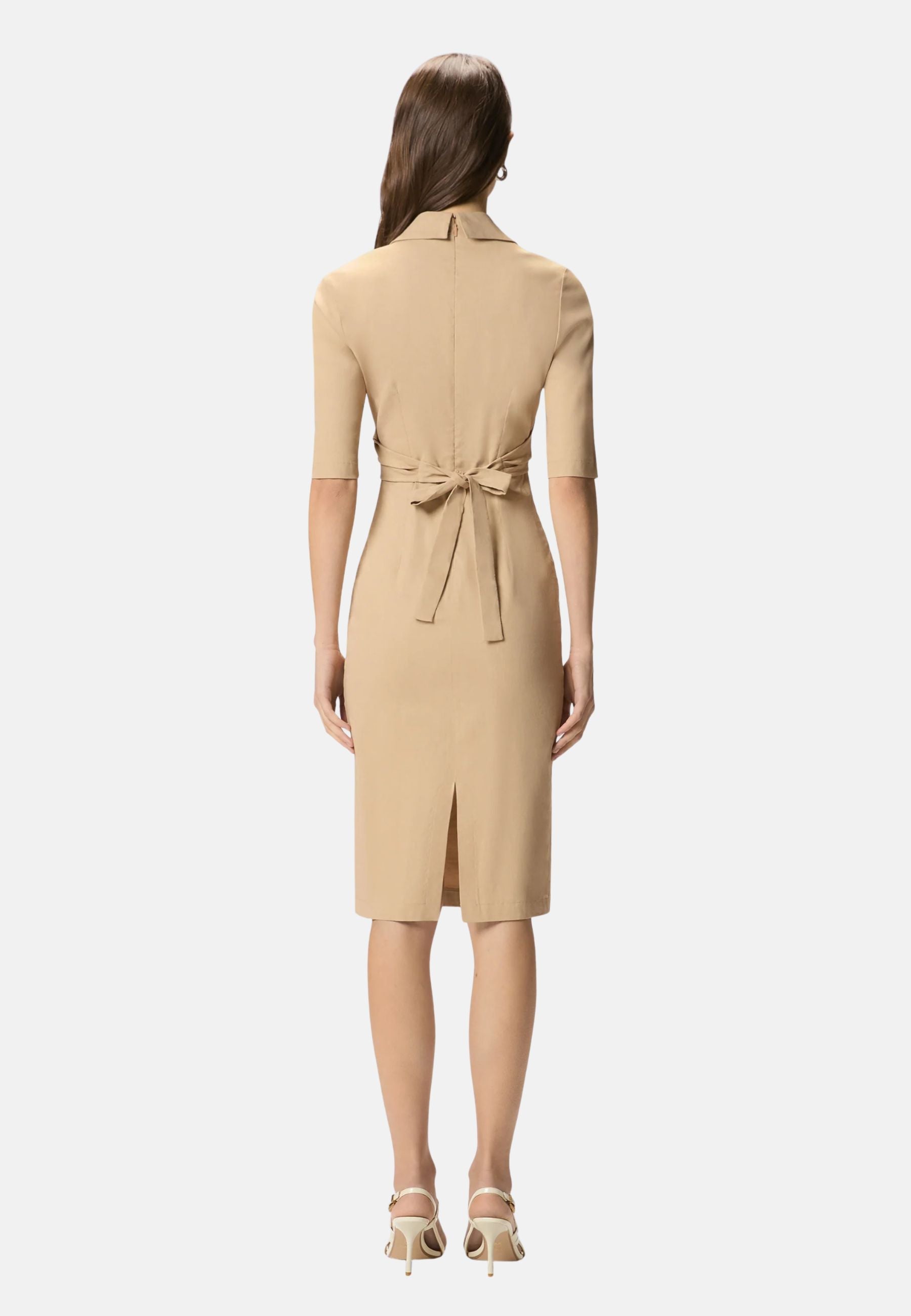 ALLYSON ABITO LINO STRETCH - BEIGE