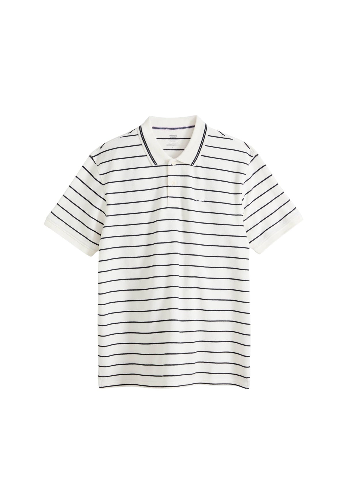 LEVIS ORIGINAL POLO - RIGATA BIANCO/BLU