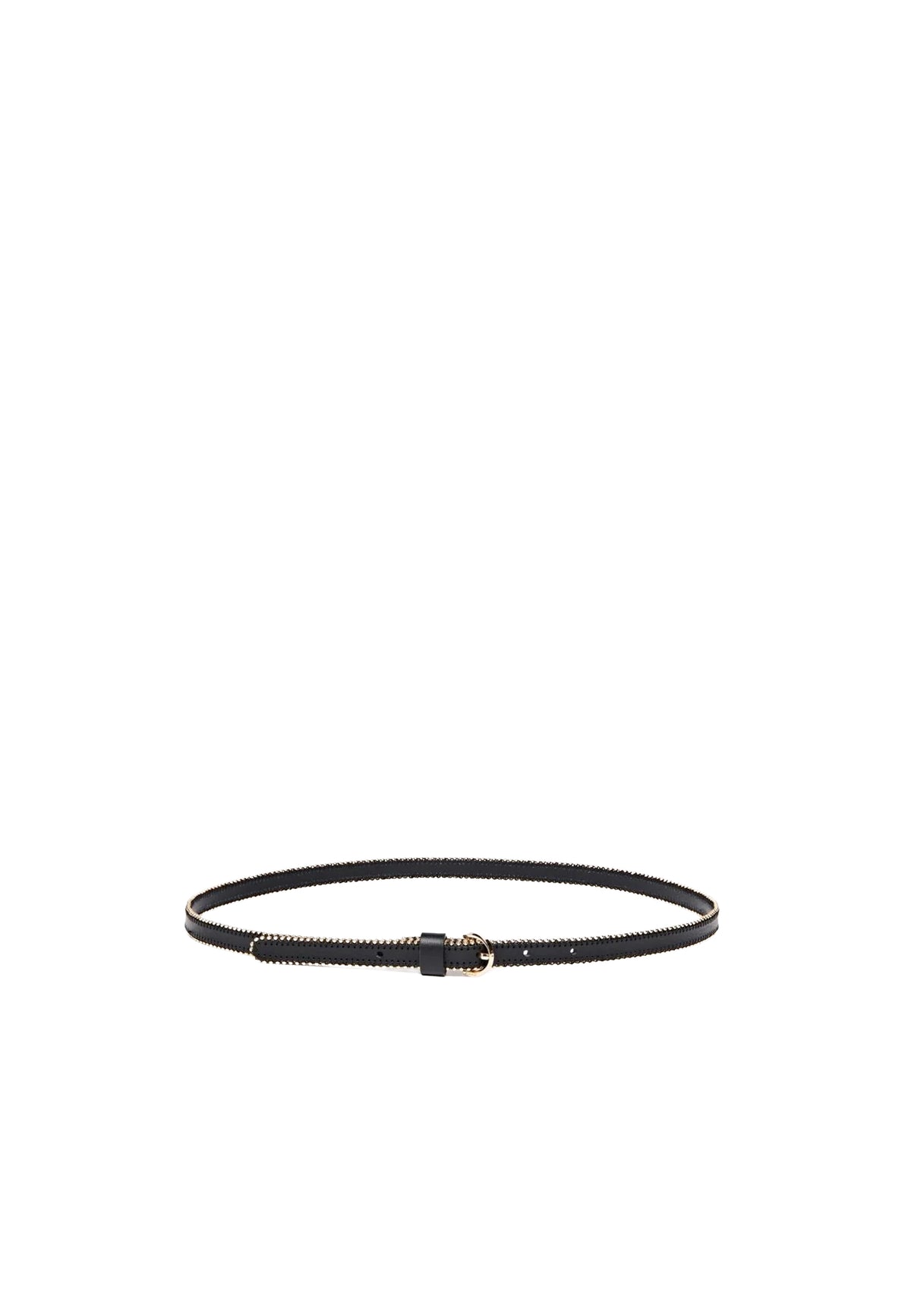 LOW. BELT TAMBORIL H1,5 +STUDS VITELLO USED - BLACK