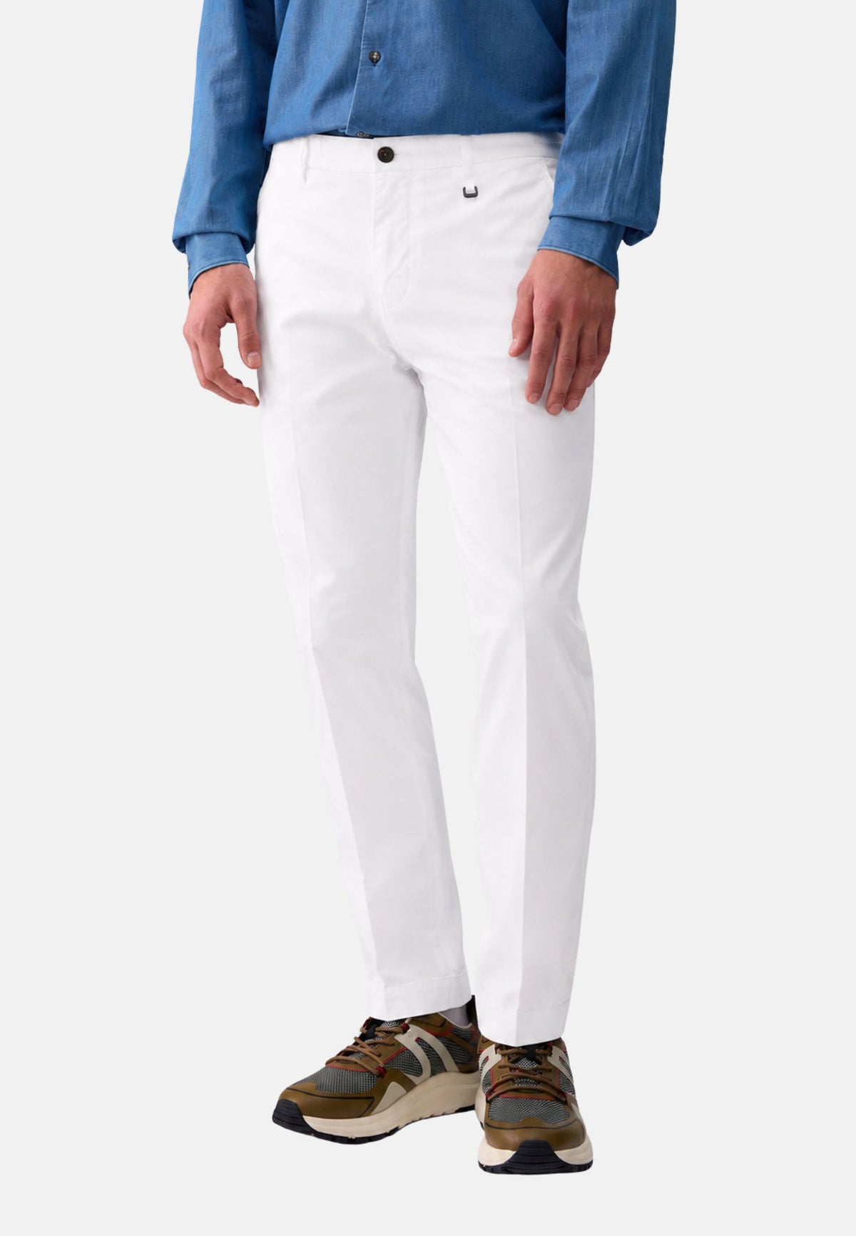 CHINO COOPERGAB - WHITE COTTON