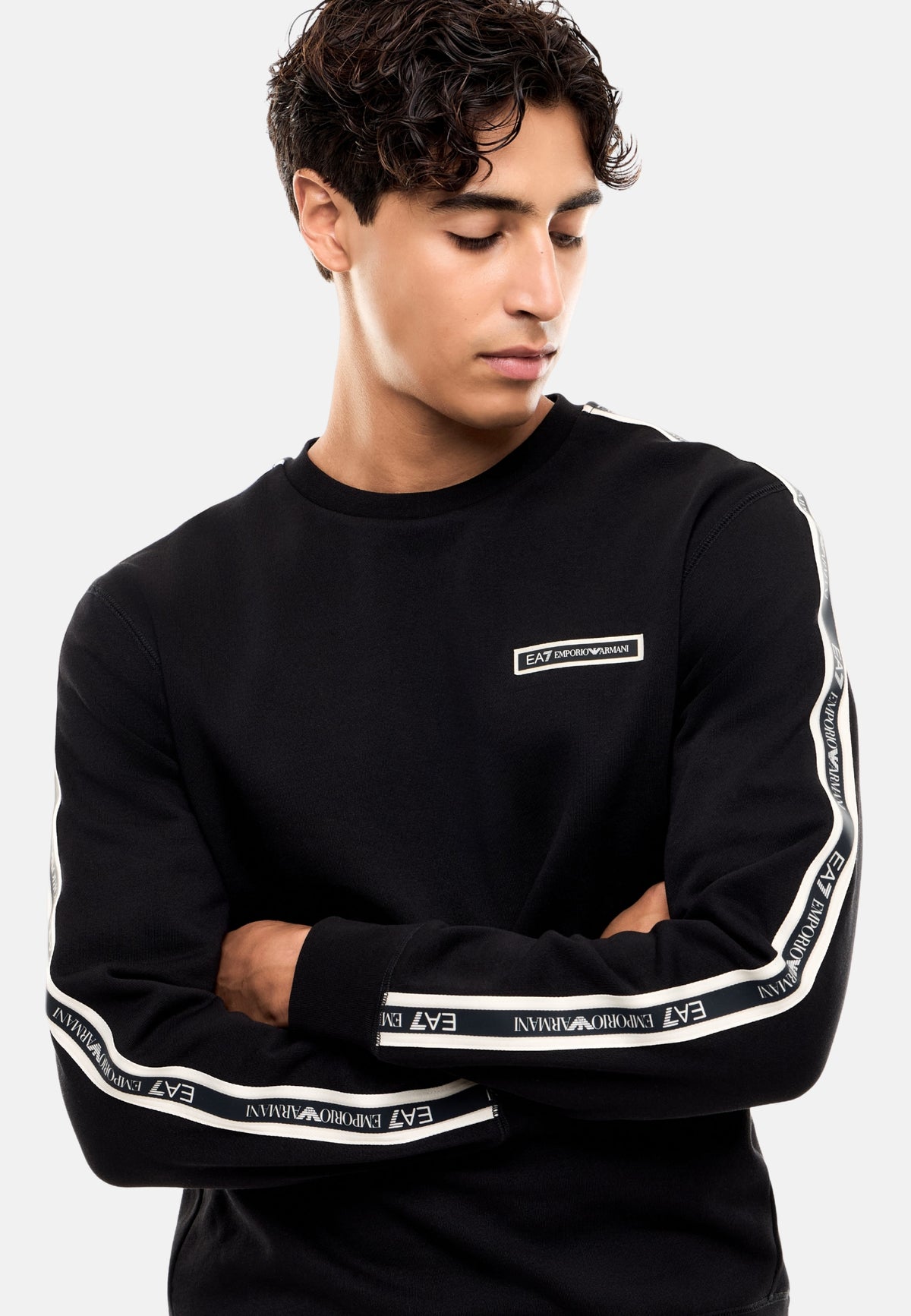 FELPA GIROCOLLO - BLACK