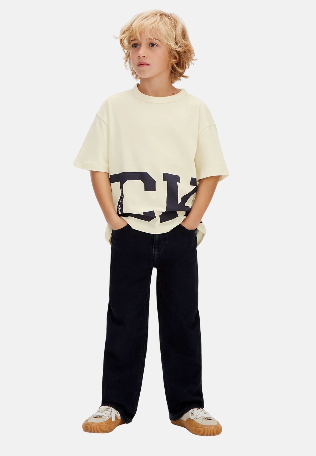 VARSITY SS T-SHIRT - AVORIO