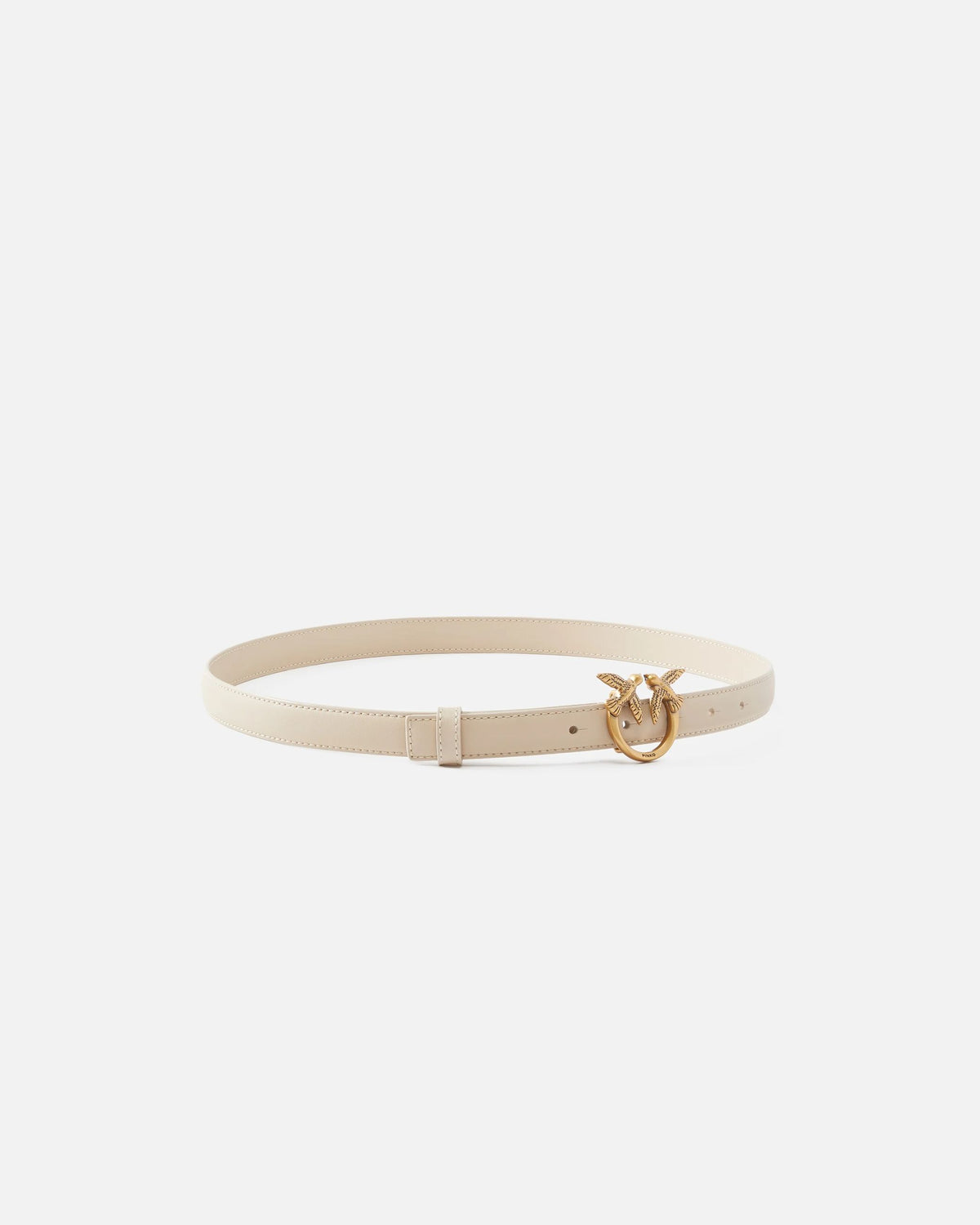 LOVE BERRY H2 BELT.LOW VITELLO SETA - BEIGE