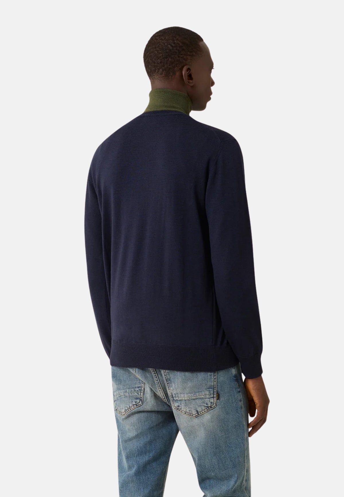 PULLOVER GIROCOLLO - BLUE