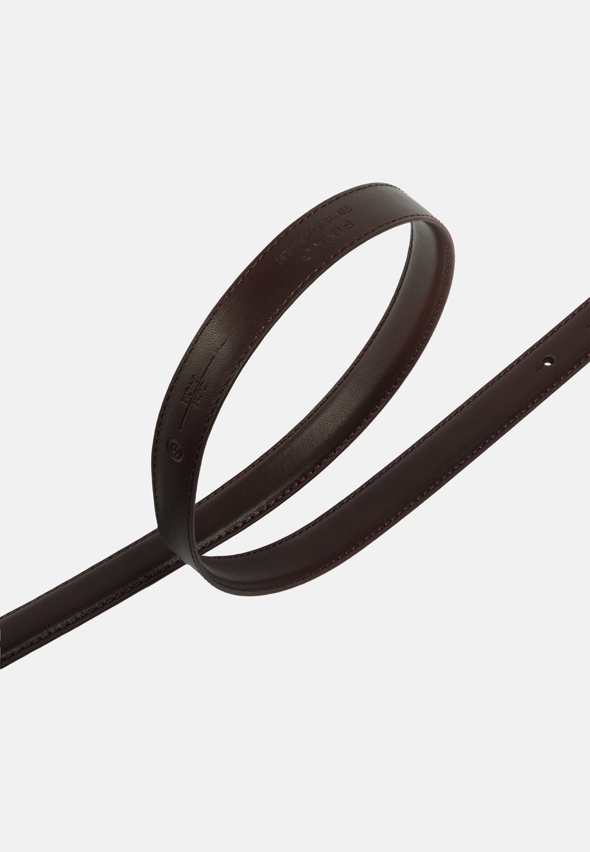 LOVE BERRY H2 BELT. LOW VITELLO SETA - MARRONE MARASCA