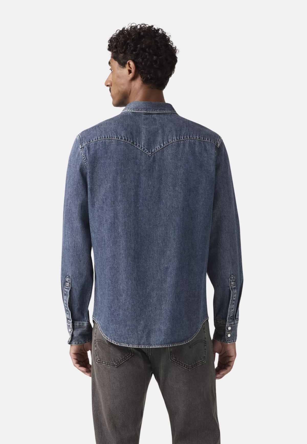 BARSTOW WESTERN - DENIM BLU