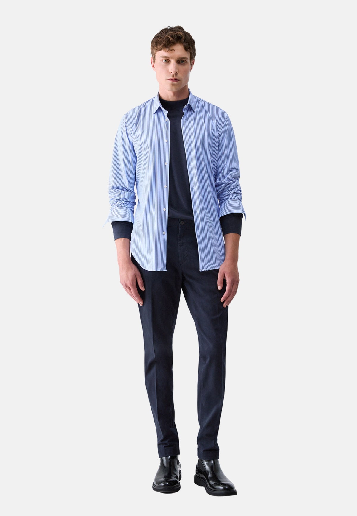 T-SHIRT MODA M/L - DARK BLUE