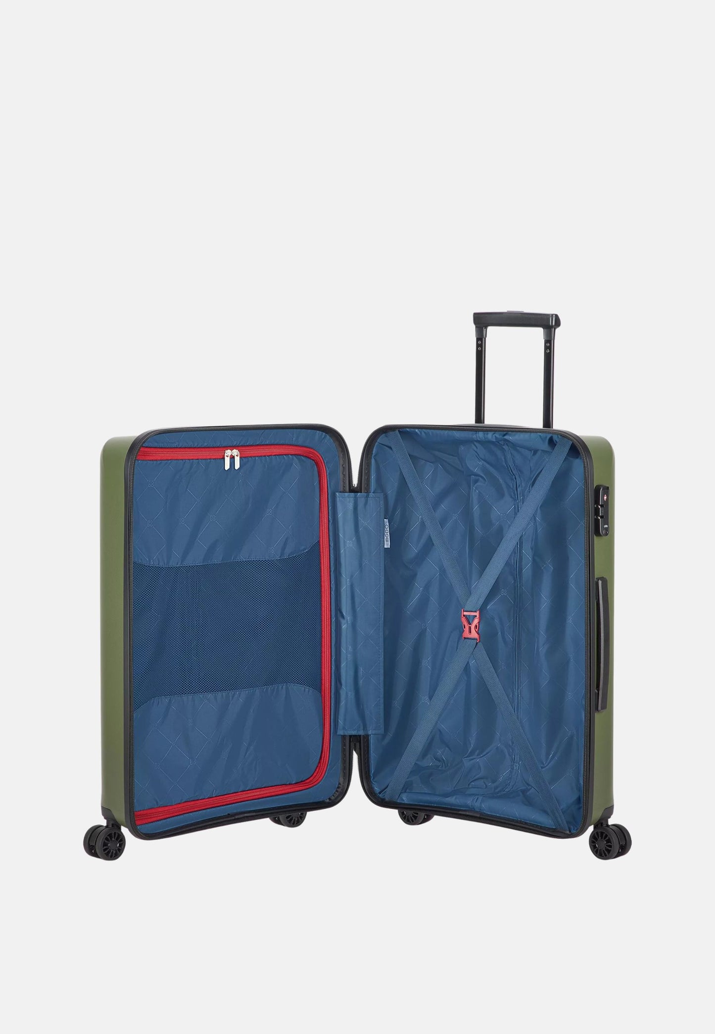 TROLLEY MEDIO 4R 66CM NOXA - MILITARY GREEN