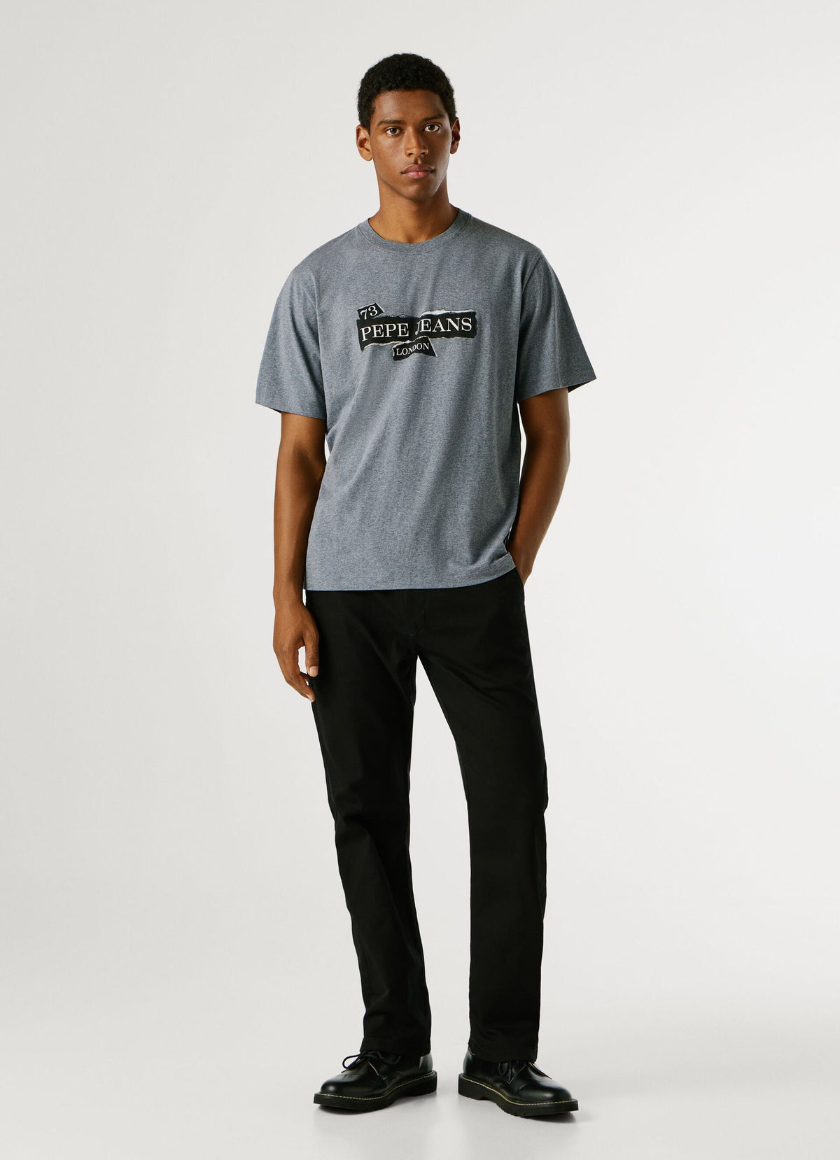 GRIFFIN TEE - MARL GREY