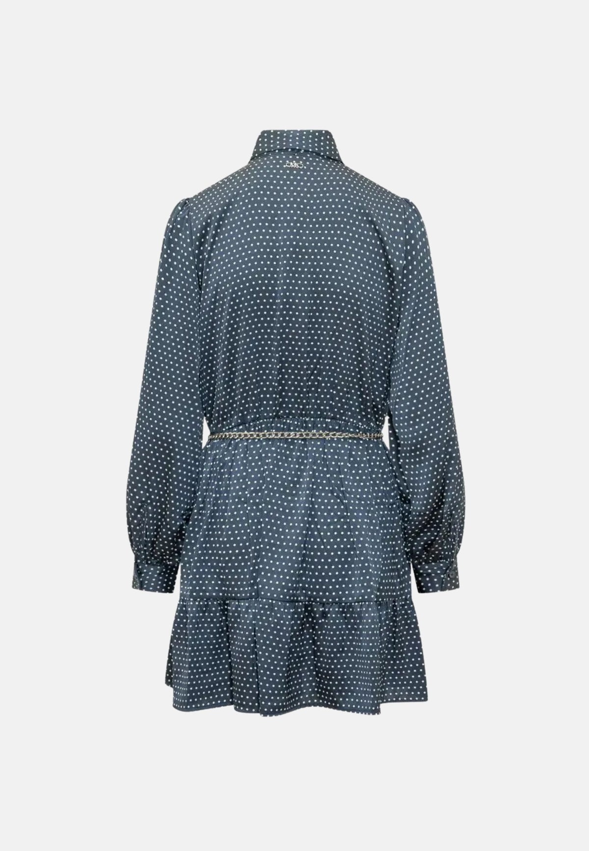 ABITO A POIS CHEMISIERE MANICA LUNGA - MIDNIGHT BLUE