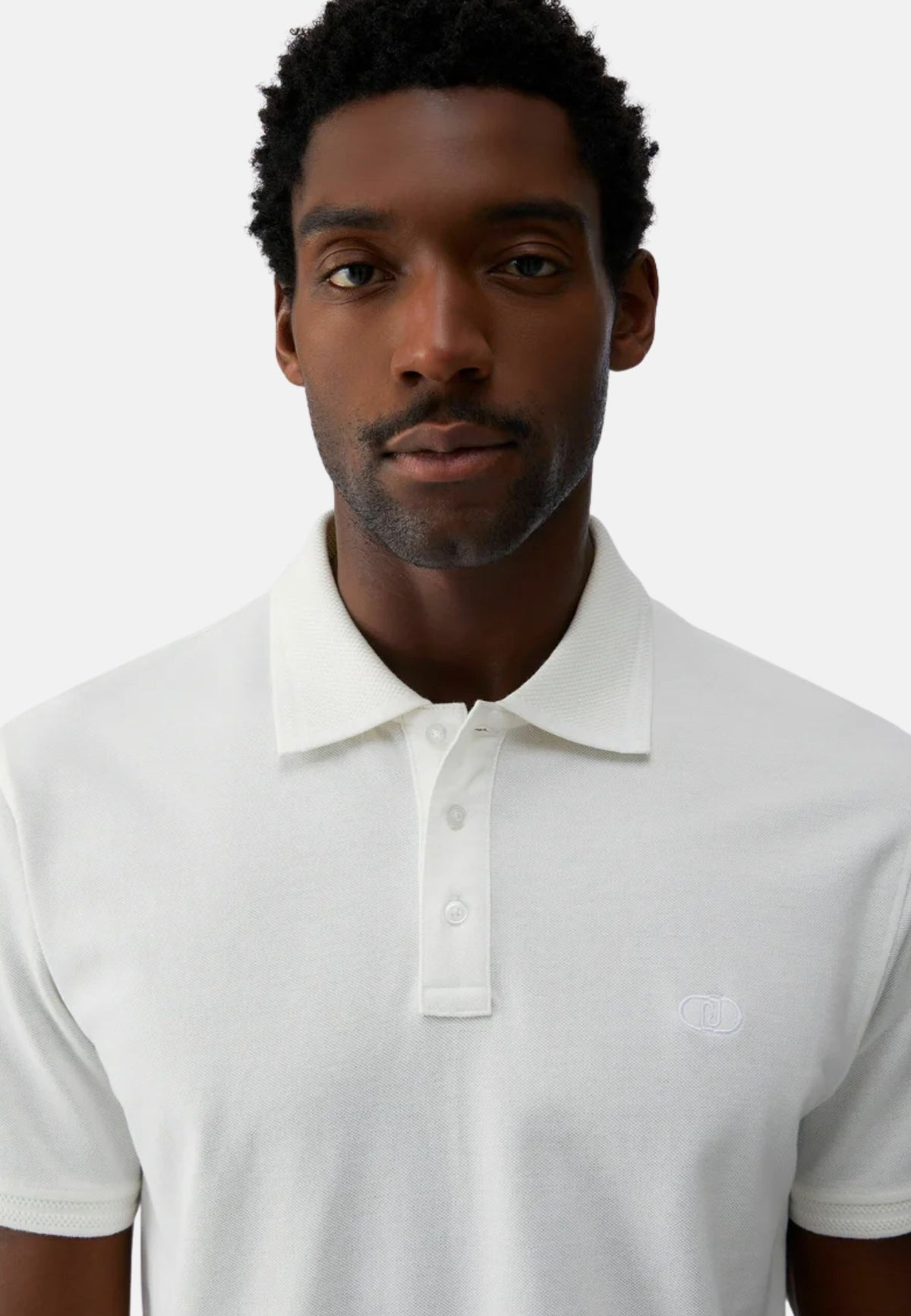 POLO POLOBORDO - WHITE COTTON