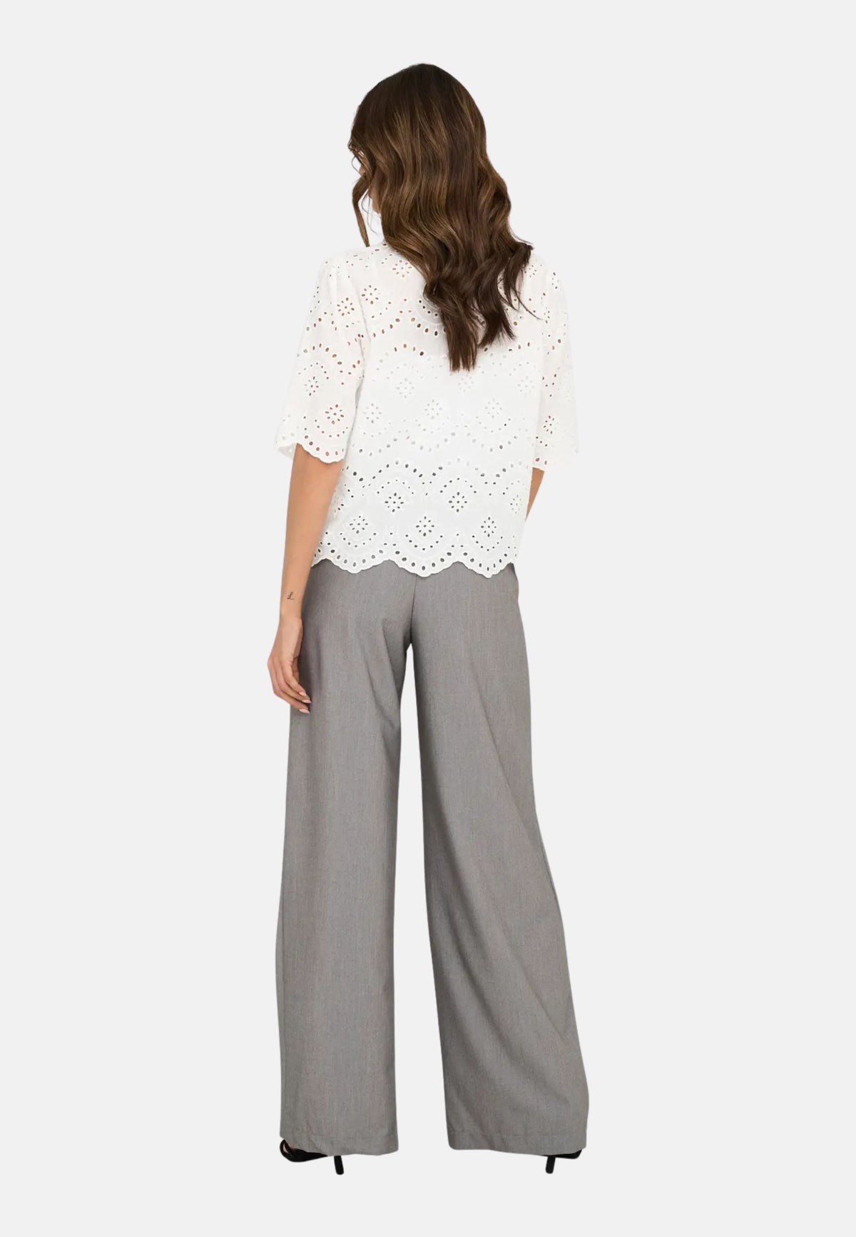 ONLVALAIS S/S SHIRT WVN NOOS - CLOUD DANCER