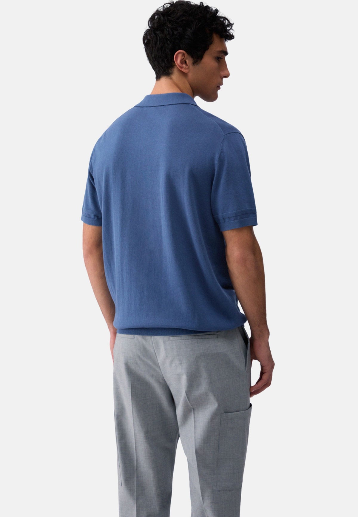 POLO POLOCREPE - BLUE HORIZON
