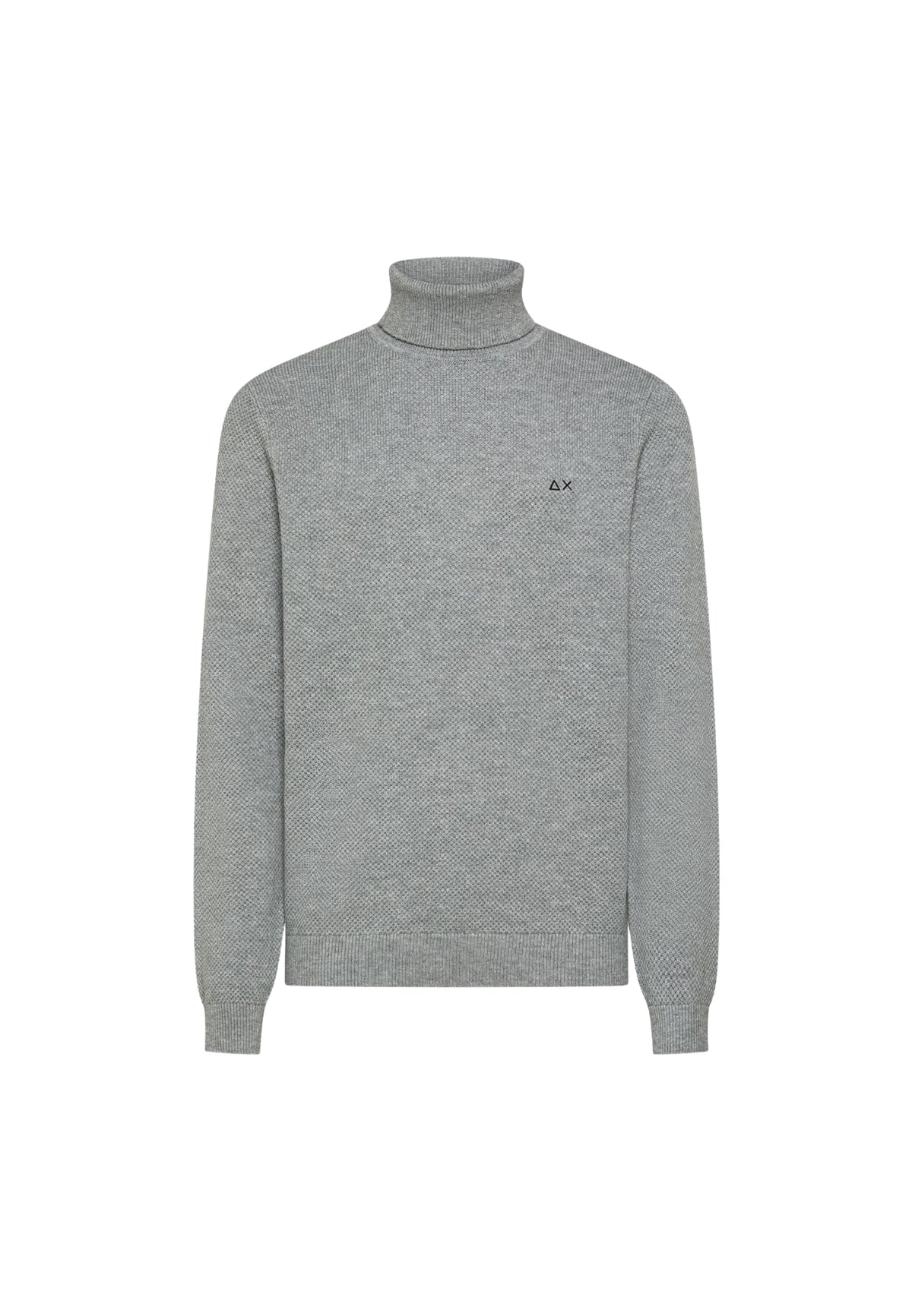 TURTLE SWEATER RICE KNITWAY L/S - GRIGIO CHIARO