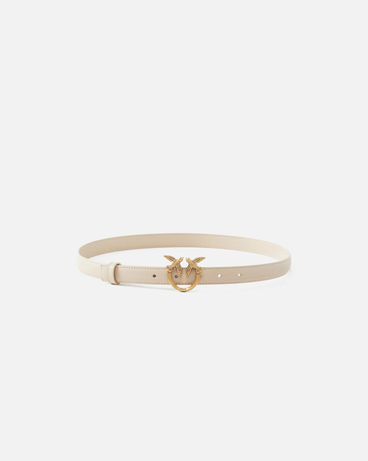 LOVE BERRY H2 BELT.LOW VITELLO SETA - BEIGE
