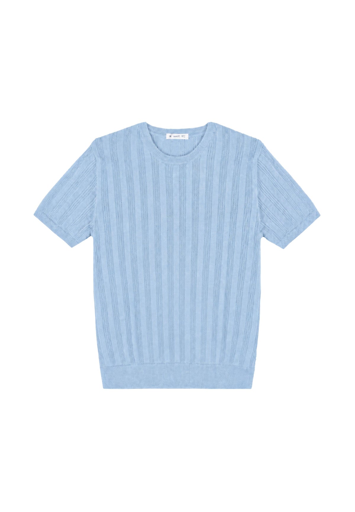 T-SHIRT M/M IN FILO - AZZURRO