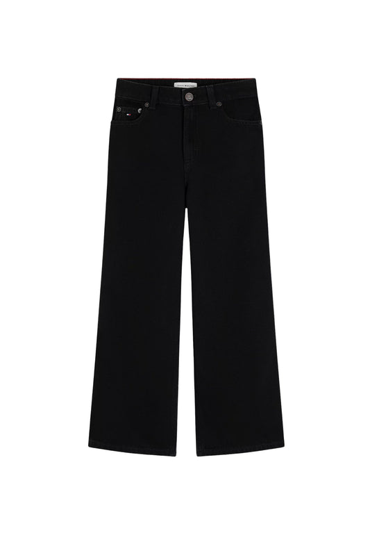 MABEL WIDE LEG - DENIM BLACK