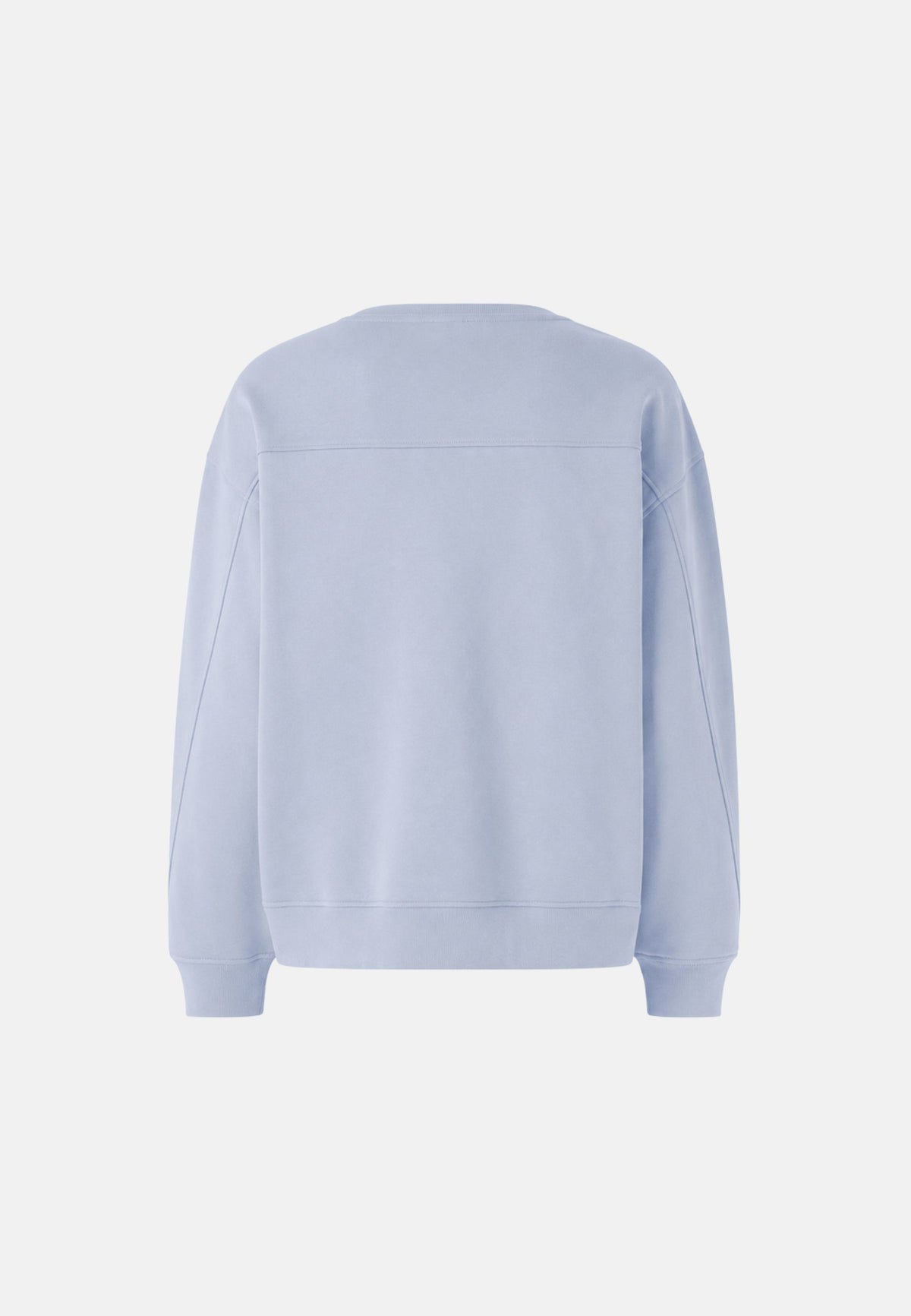 NELLY MAGLIA FELPA RICAMO LOGO CASTONI - LIGHT BLUE