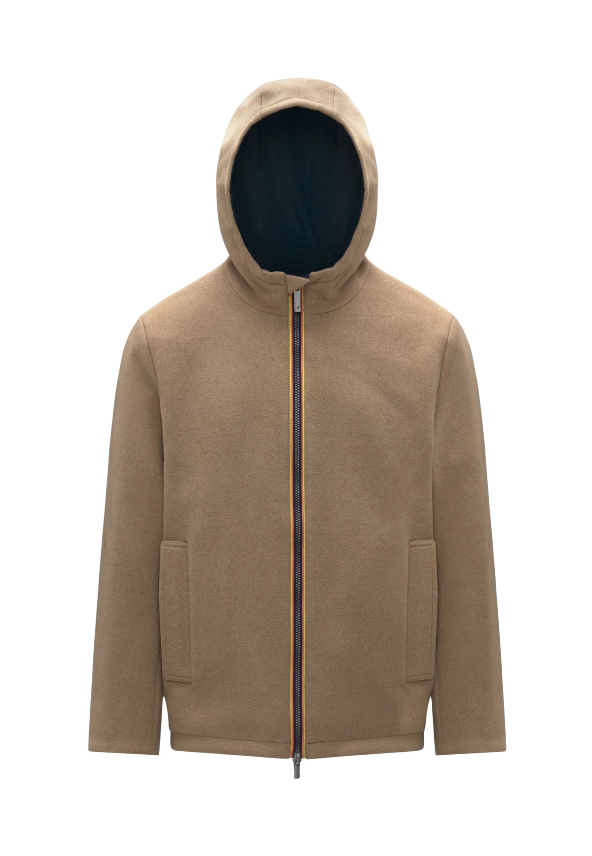 CLAUDEL WOOL BONDED DOUBLE - BEIGE KHAKI - BLUE D
