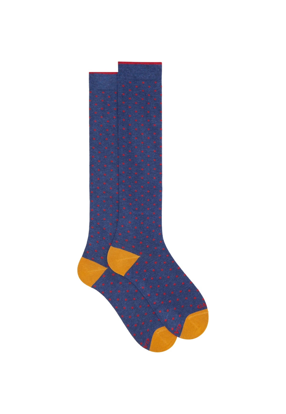 CALZINO LUNGO FANTASIA POIS PICCOLISSIMI - JEANS/MATTONE