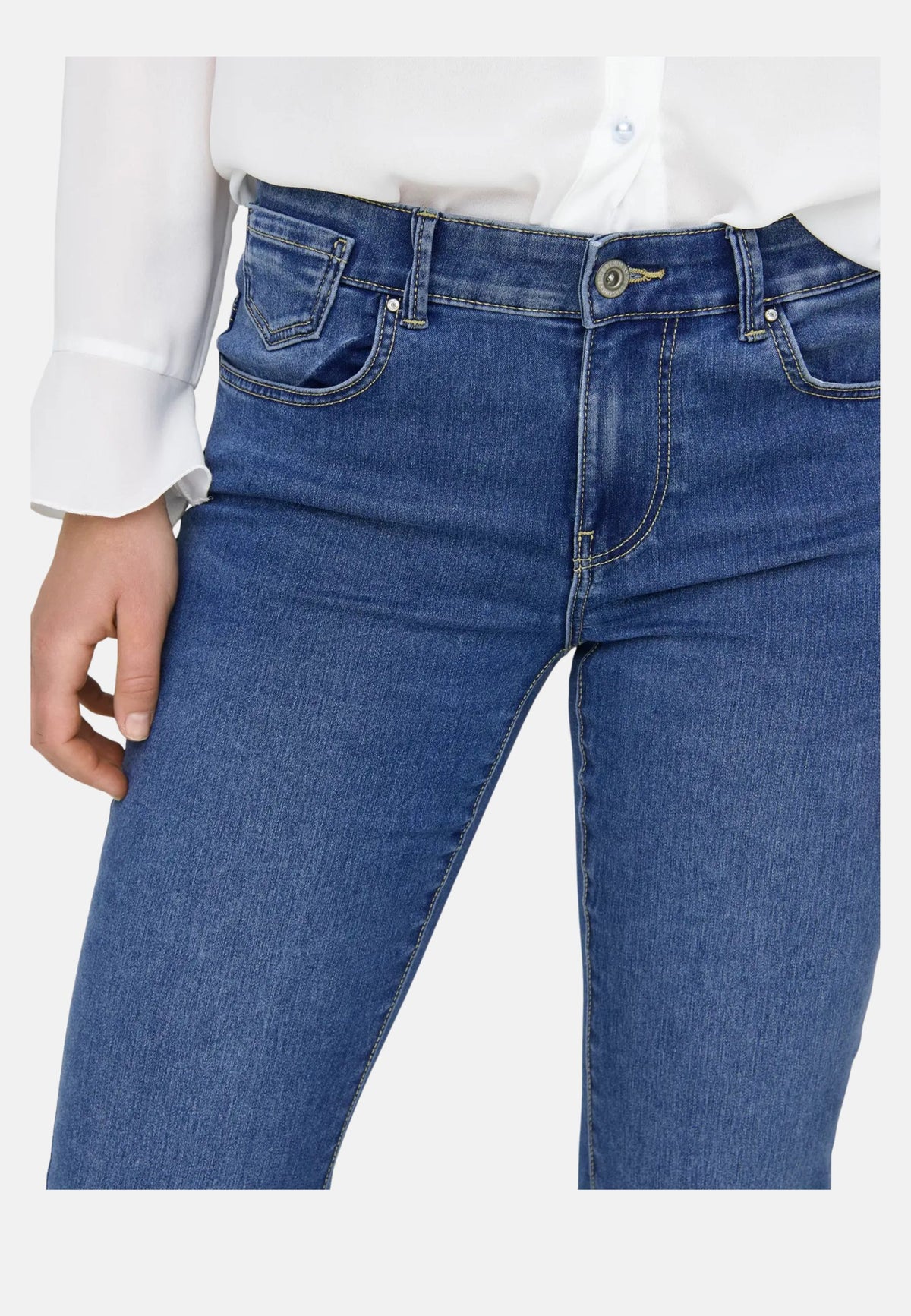 ONLREESE REG RETRO FLARED DNM BOX - AZZURRO