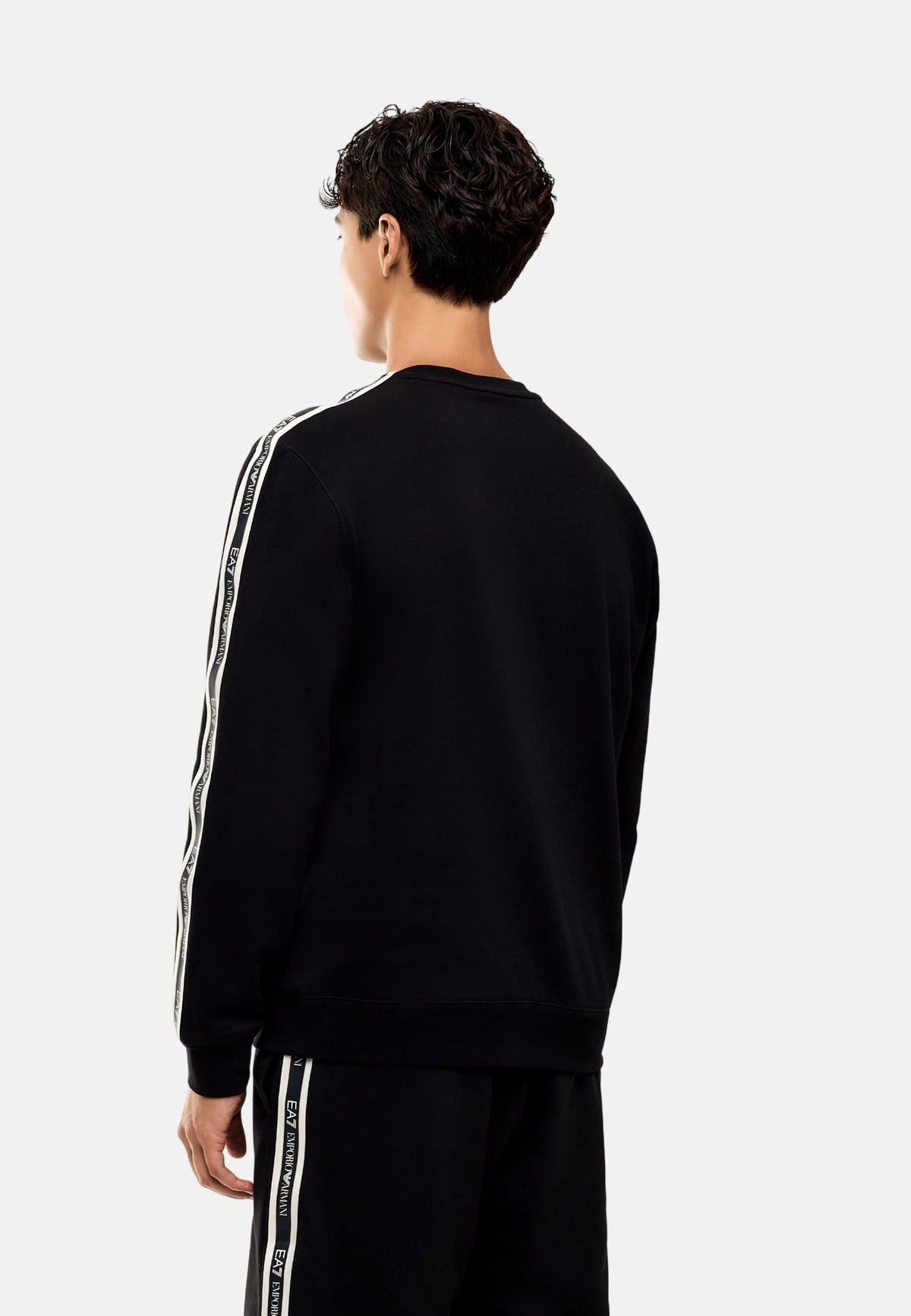 FELPA GIROCOLLO - BLACK