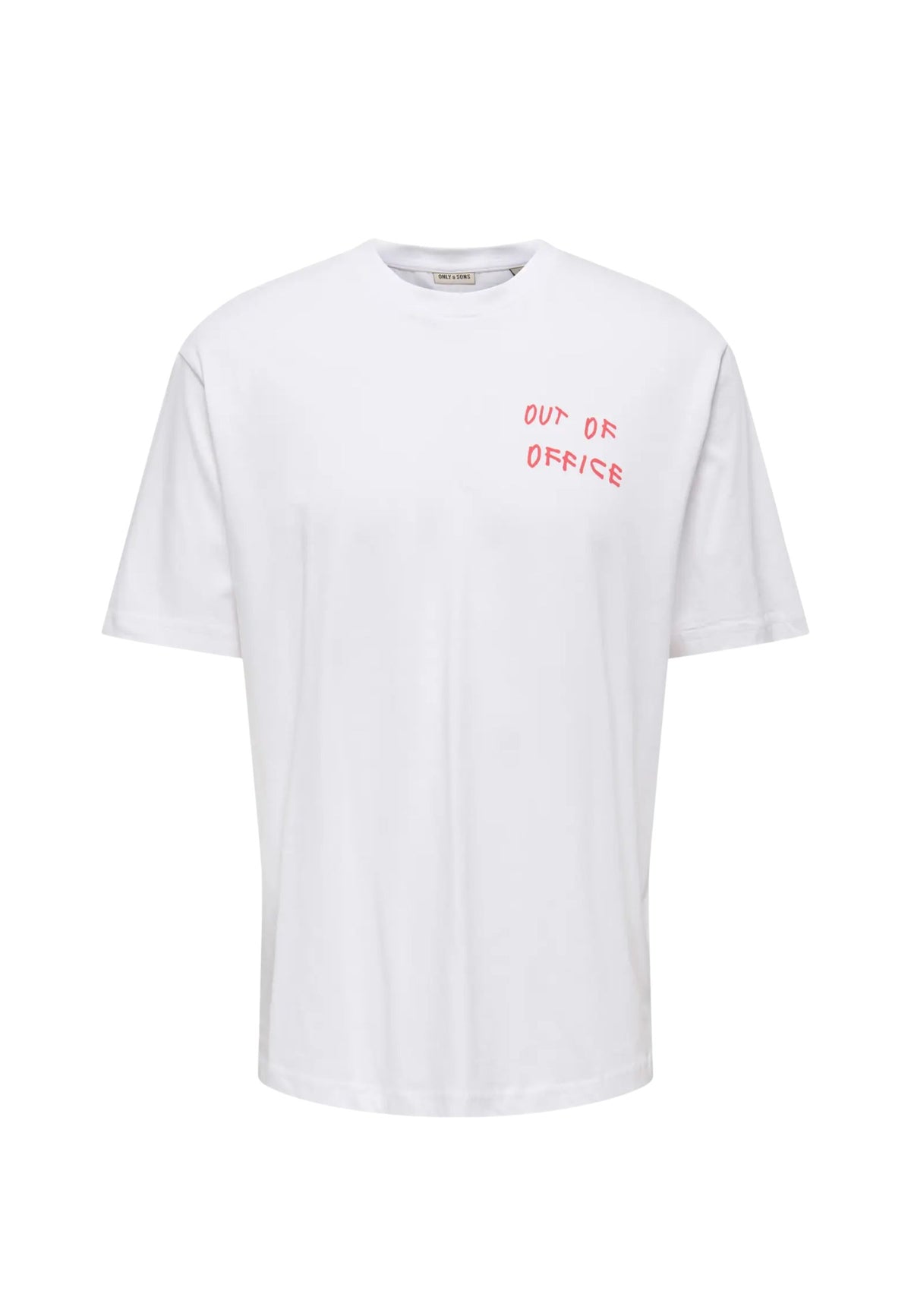 ONSALEX PASSA RLX SS TEE - BRIGHT WHITE/OUT OF OFF