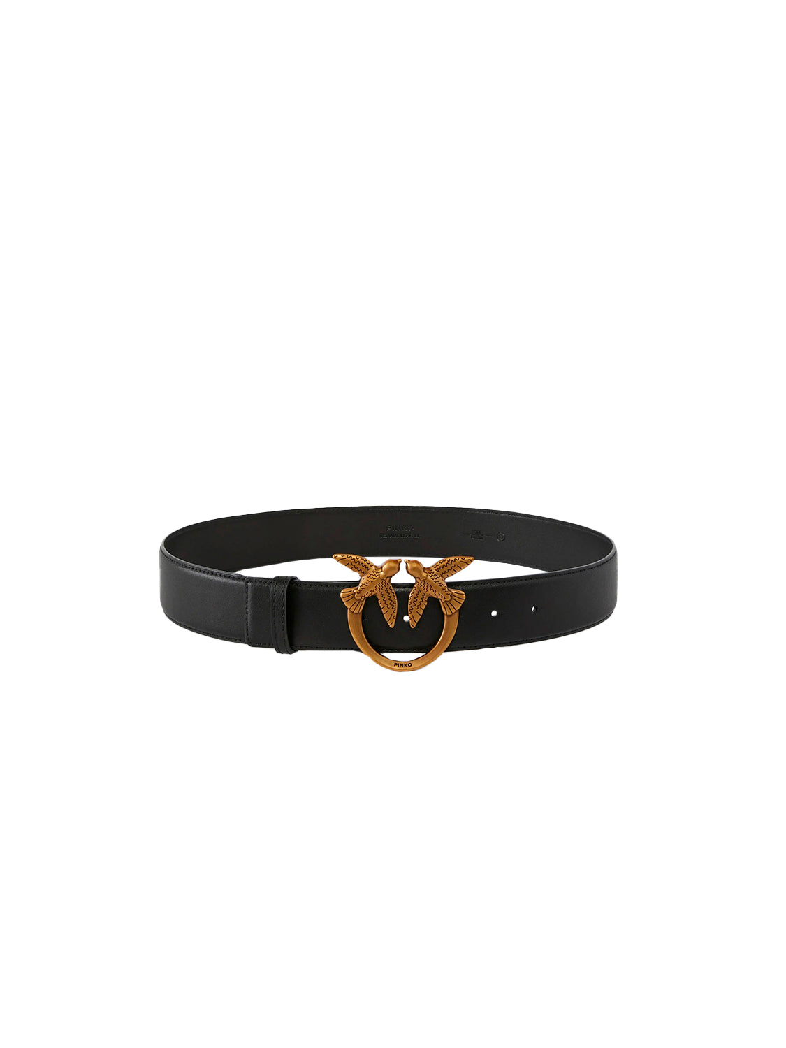 LOVE BERRY H4 BELT LOW VITELLO SETA - BLACK