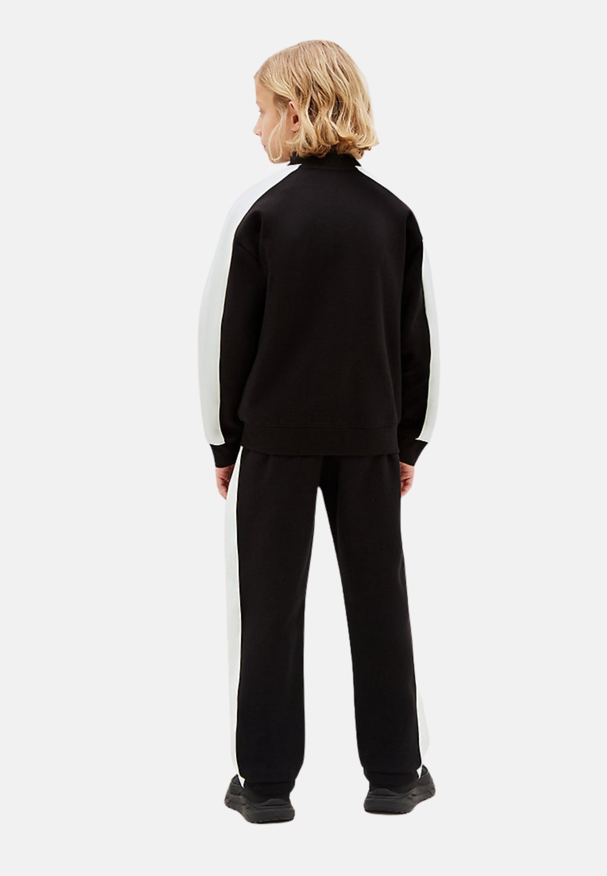 TERRY COLORBLOCK JOGGER SET - PVH BLACK