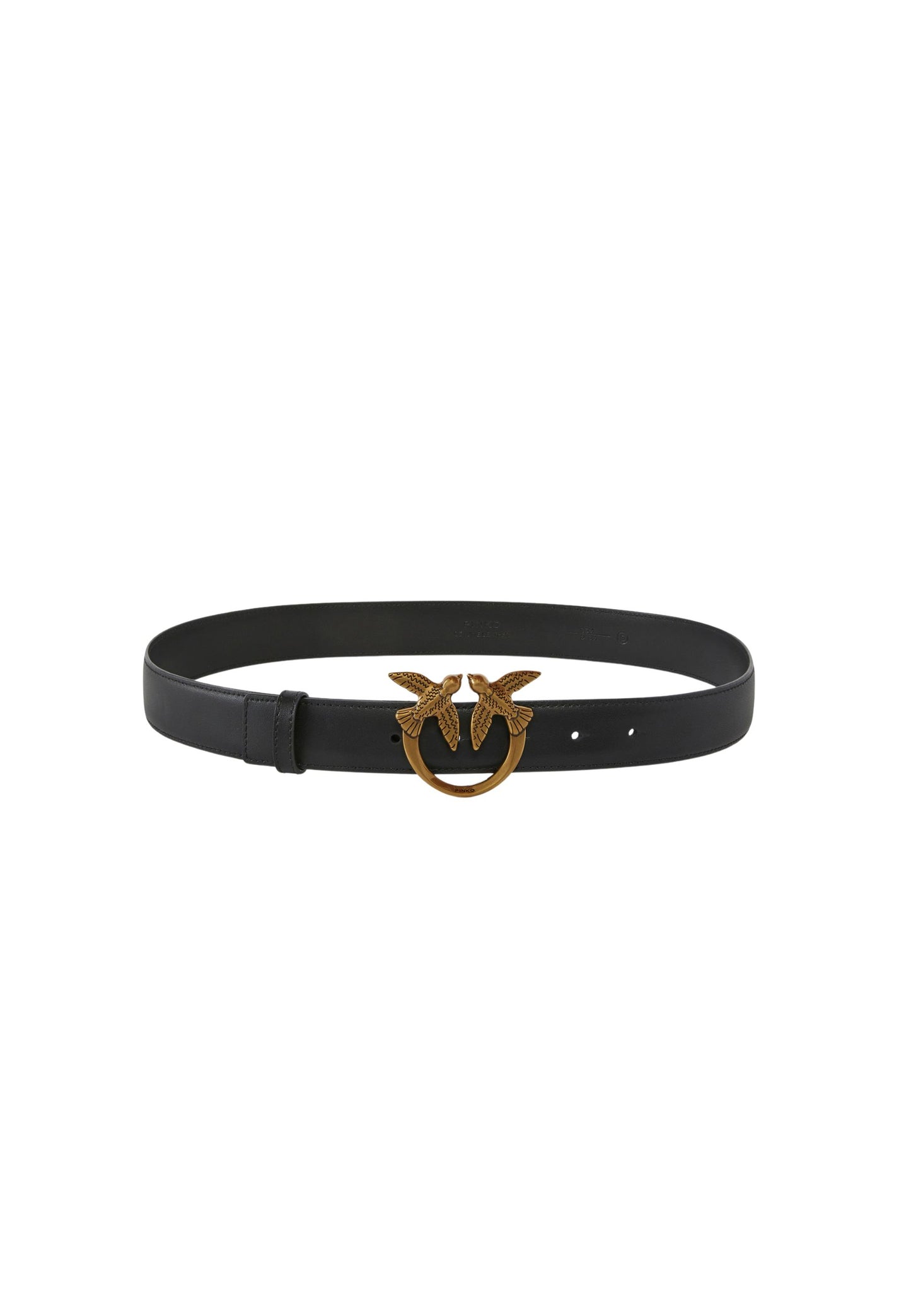 LOVE BERRY H3 BELT. LOW VITELLO SETA - BLACK