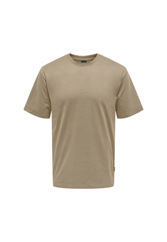 ONSFRED LIFE RLX SS TEE NOOS - CORIANDER