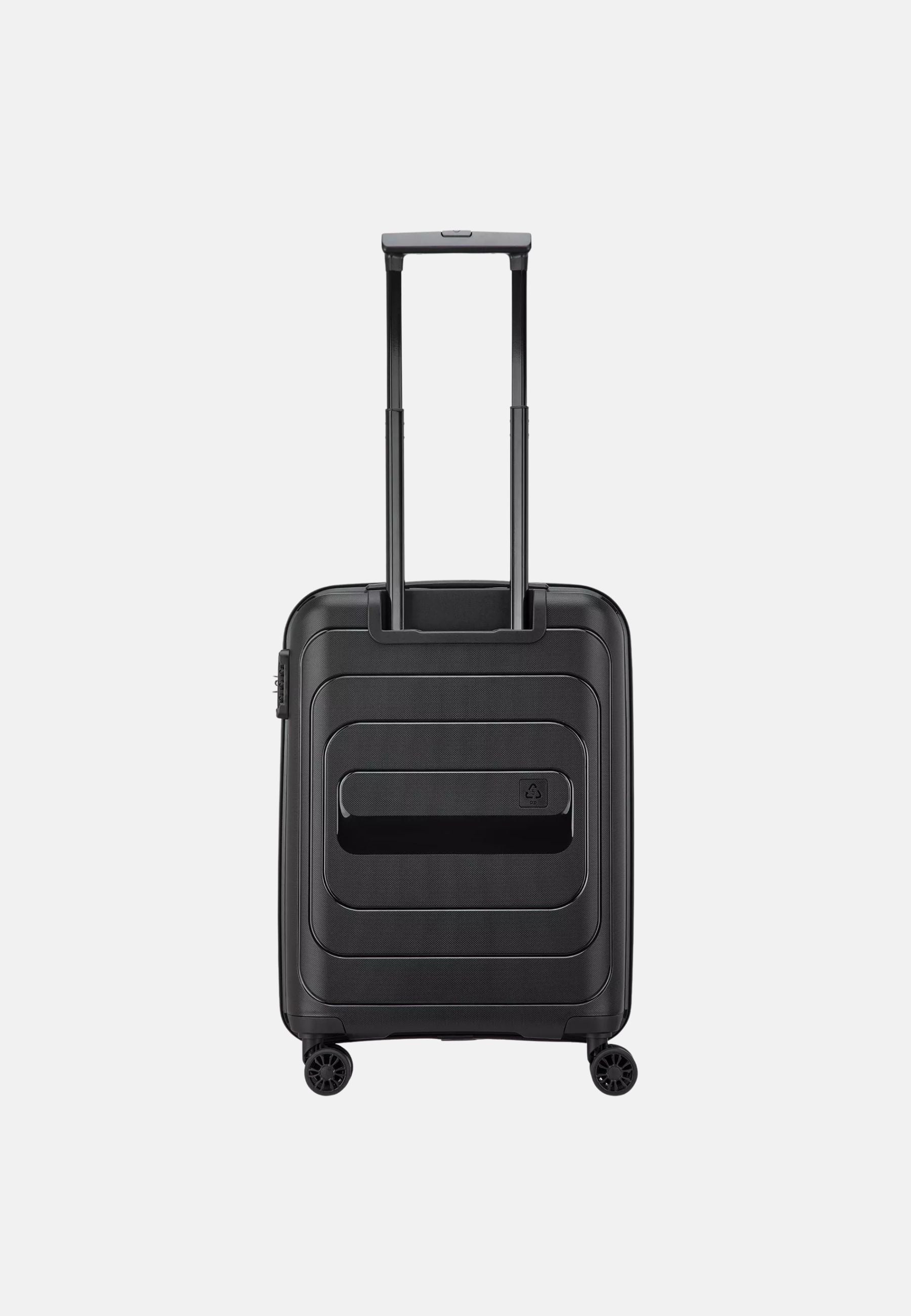 TROLLEY CABINA 4R 55/20CM NOXA - BLACK