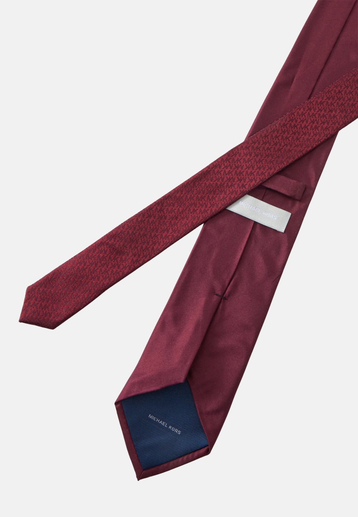 GIFT BOX SAPPHIRE SOLID 2 TIE - BURGUNDY