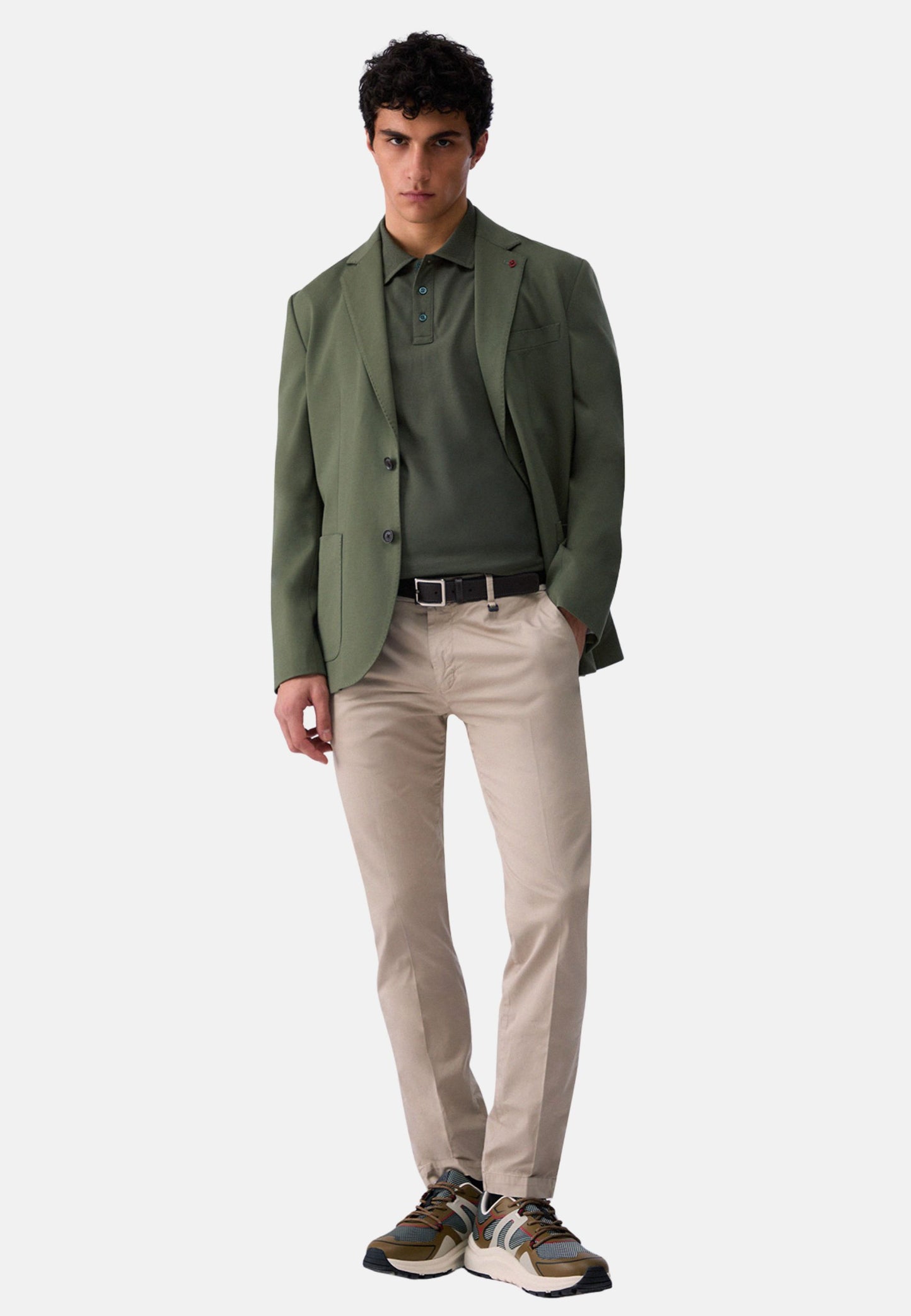 GIACCA BLAZER JERSEY - verde