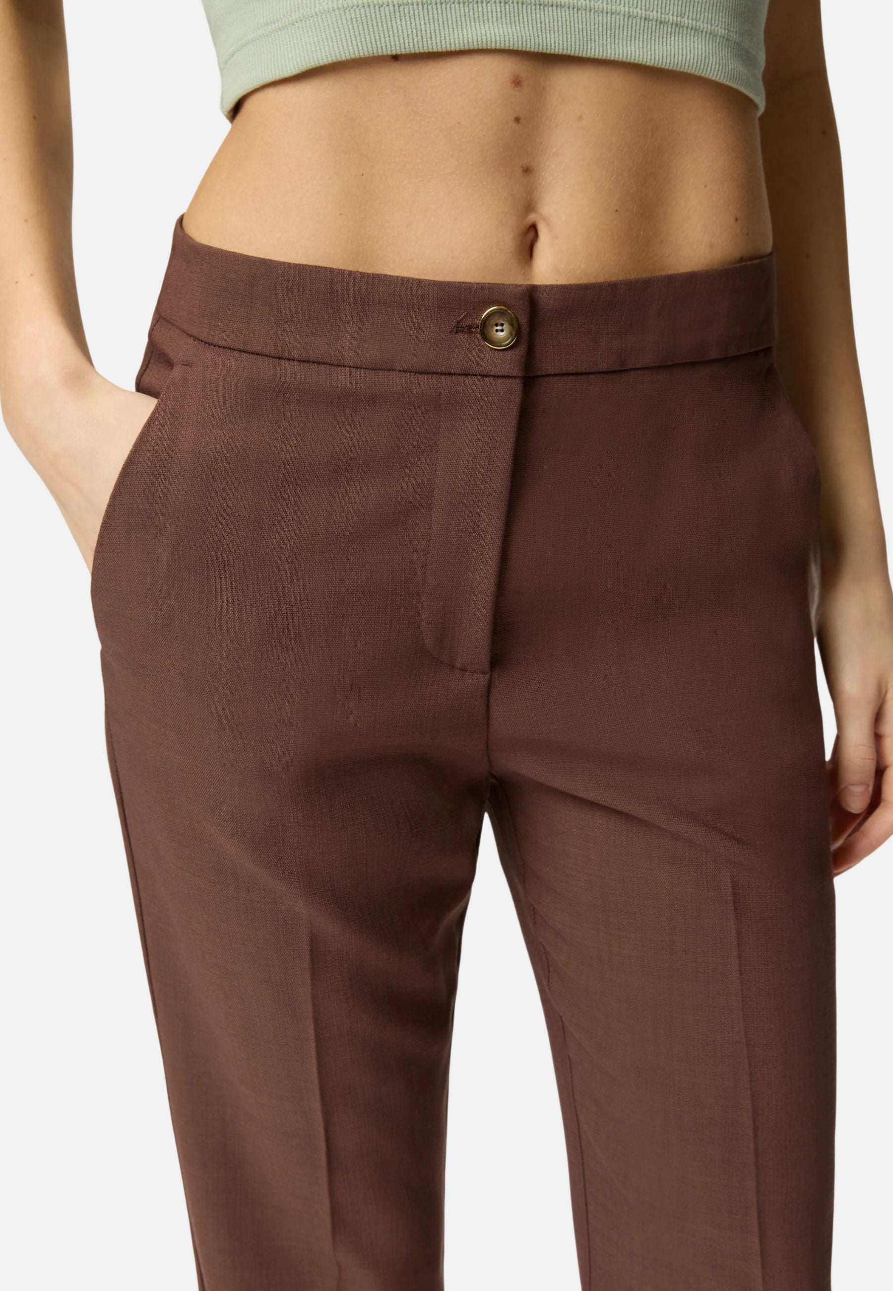NEW SERENIDAD PANTALONE FRISOTTINO - BROWN