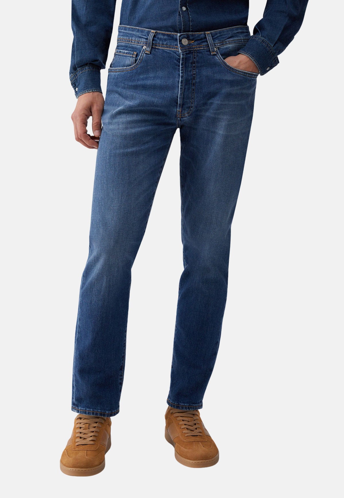 JEANS FRED - DEN. BLUE MEDIUM WASH