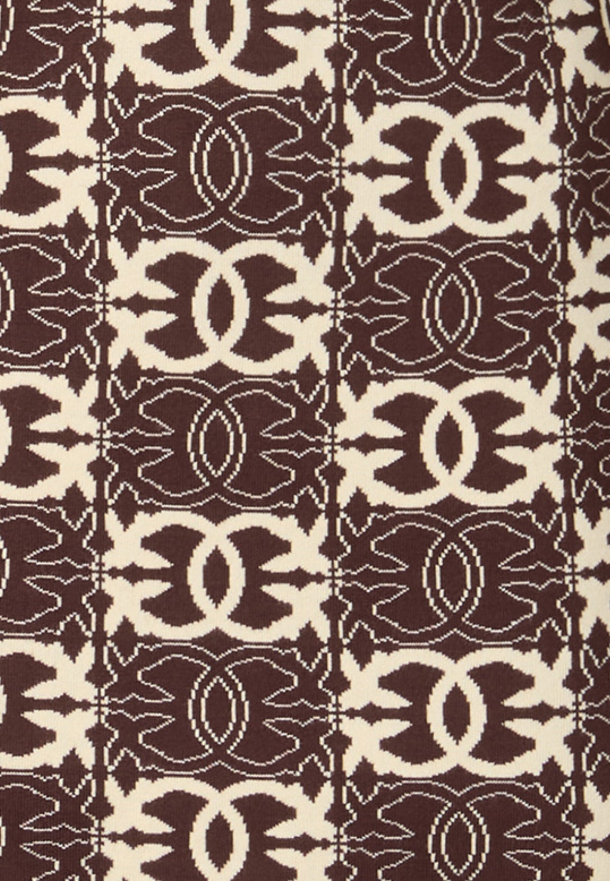 REIMS ABITO JACQUARD - MARRONE/BEIGE