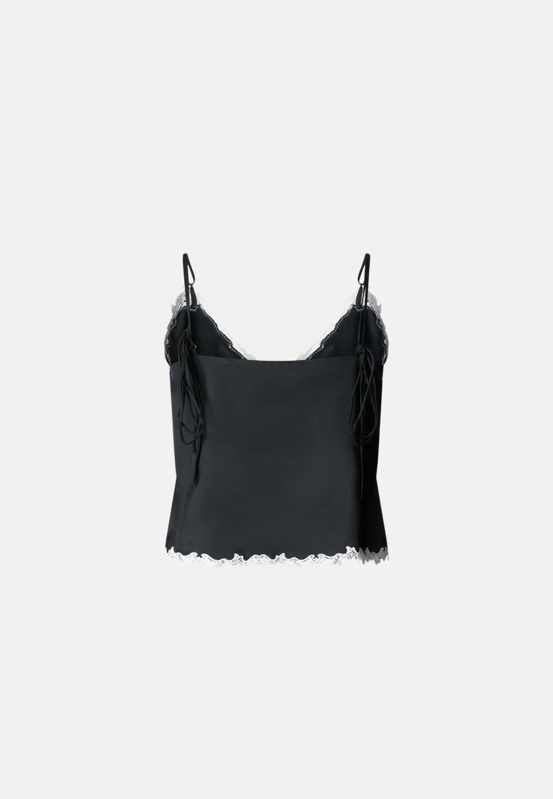 CANAZEI TOP TWILL FLUIDO - NERO/PANNA