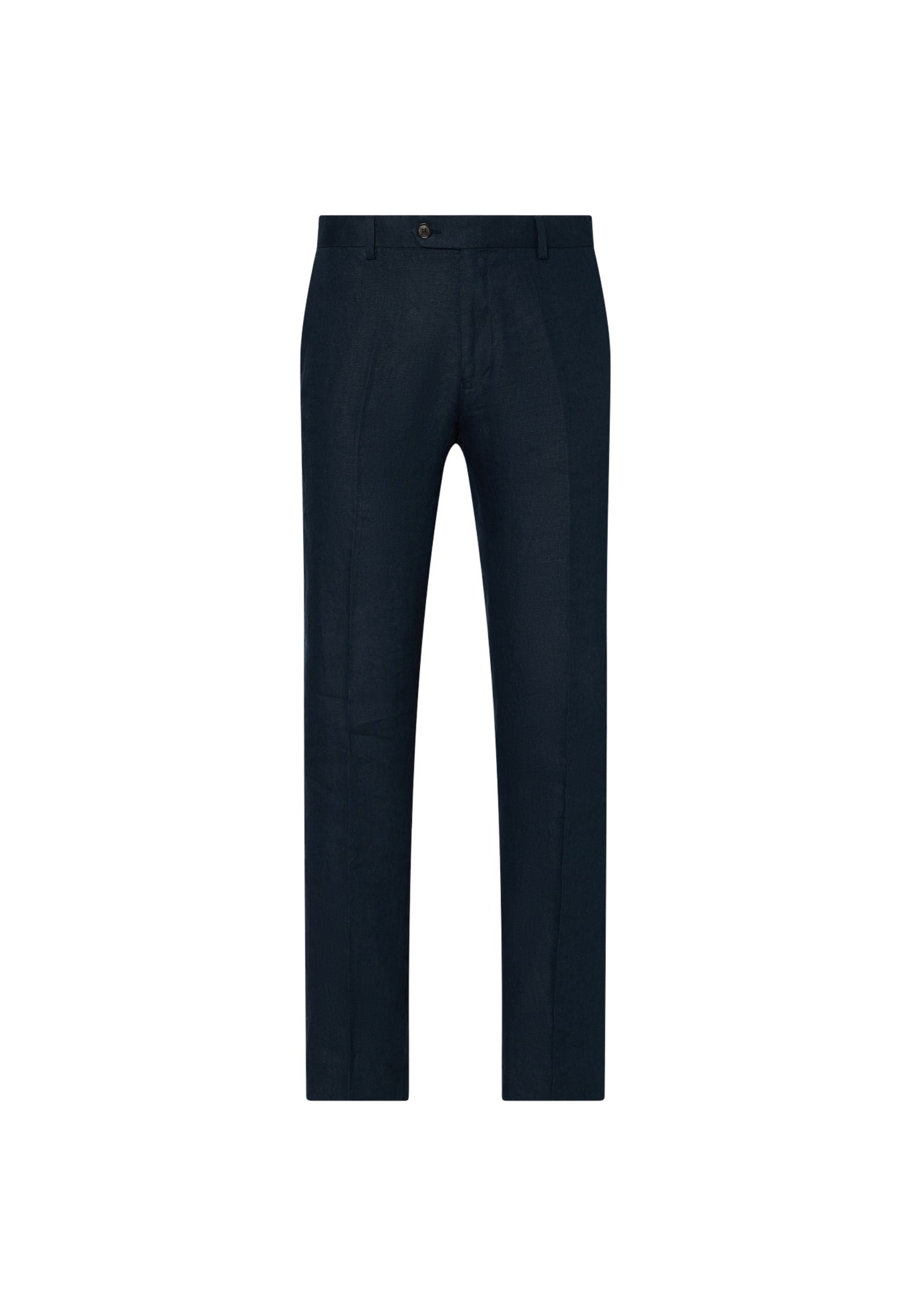 PANTALONE LINO - blu
