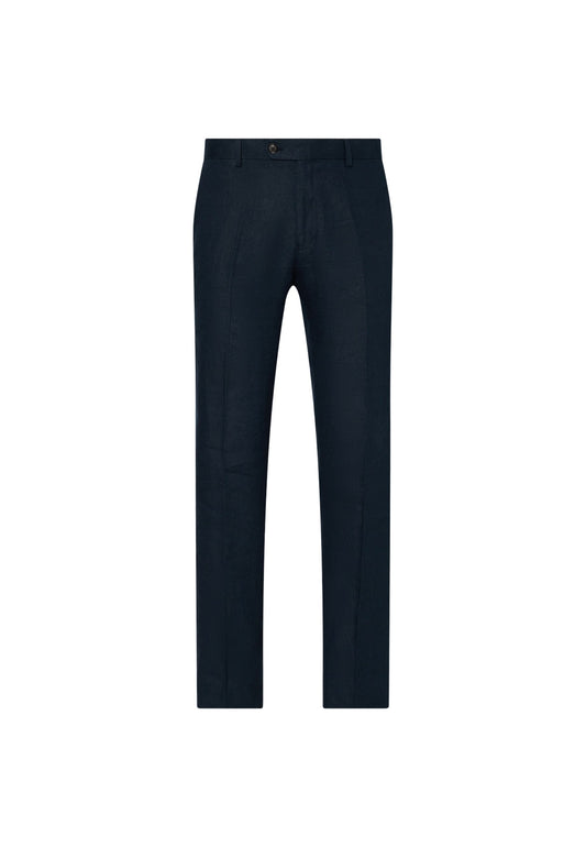 PANTALONE LINO - blu