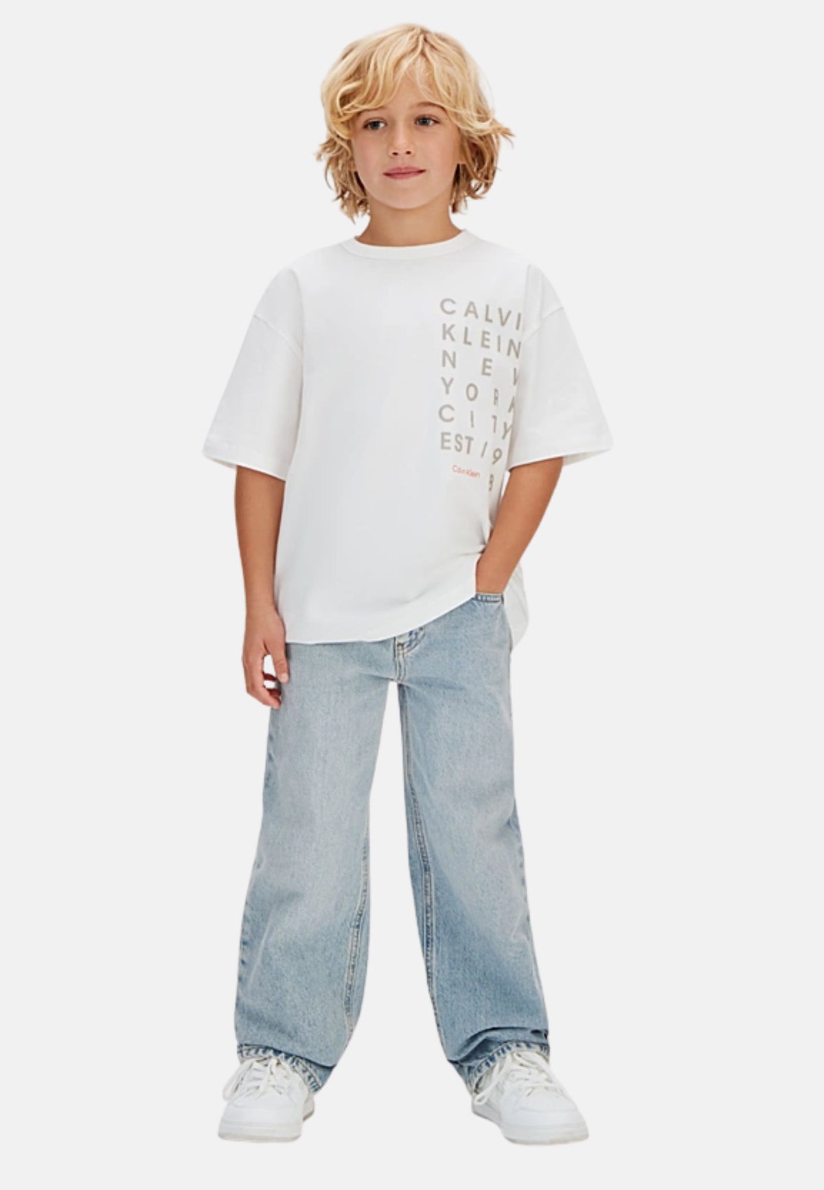 SQUARE LOGO T-SHIRT - WHITE