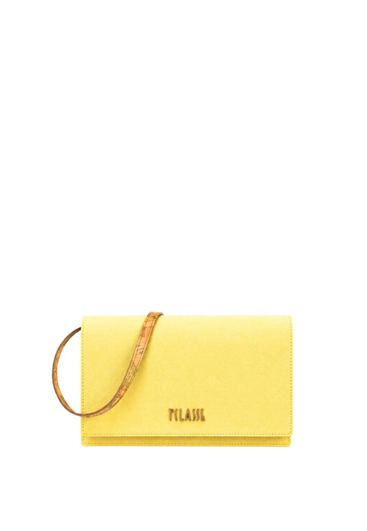 POCHETTE PATTA E TRACOLLA - PASTEL YELLOW