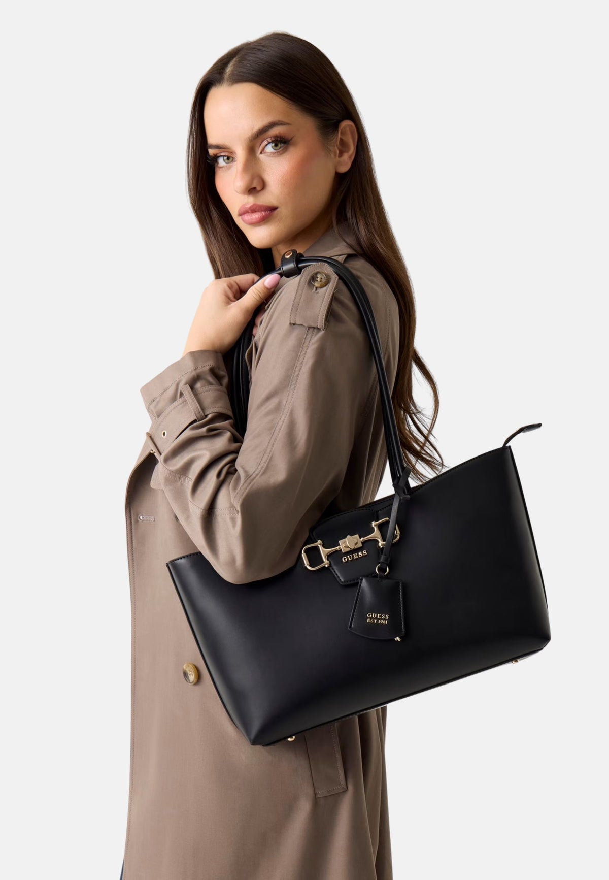 BORSA SHOPPER JANIE - BLACK