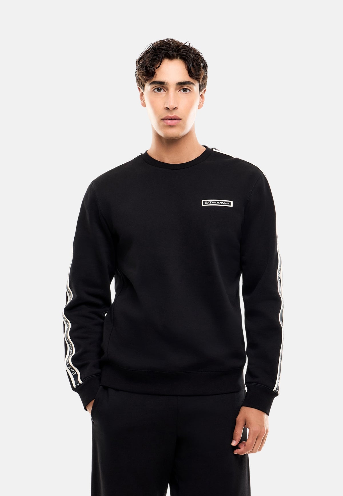 FELPA GIROCOLLO - BLACK