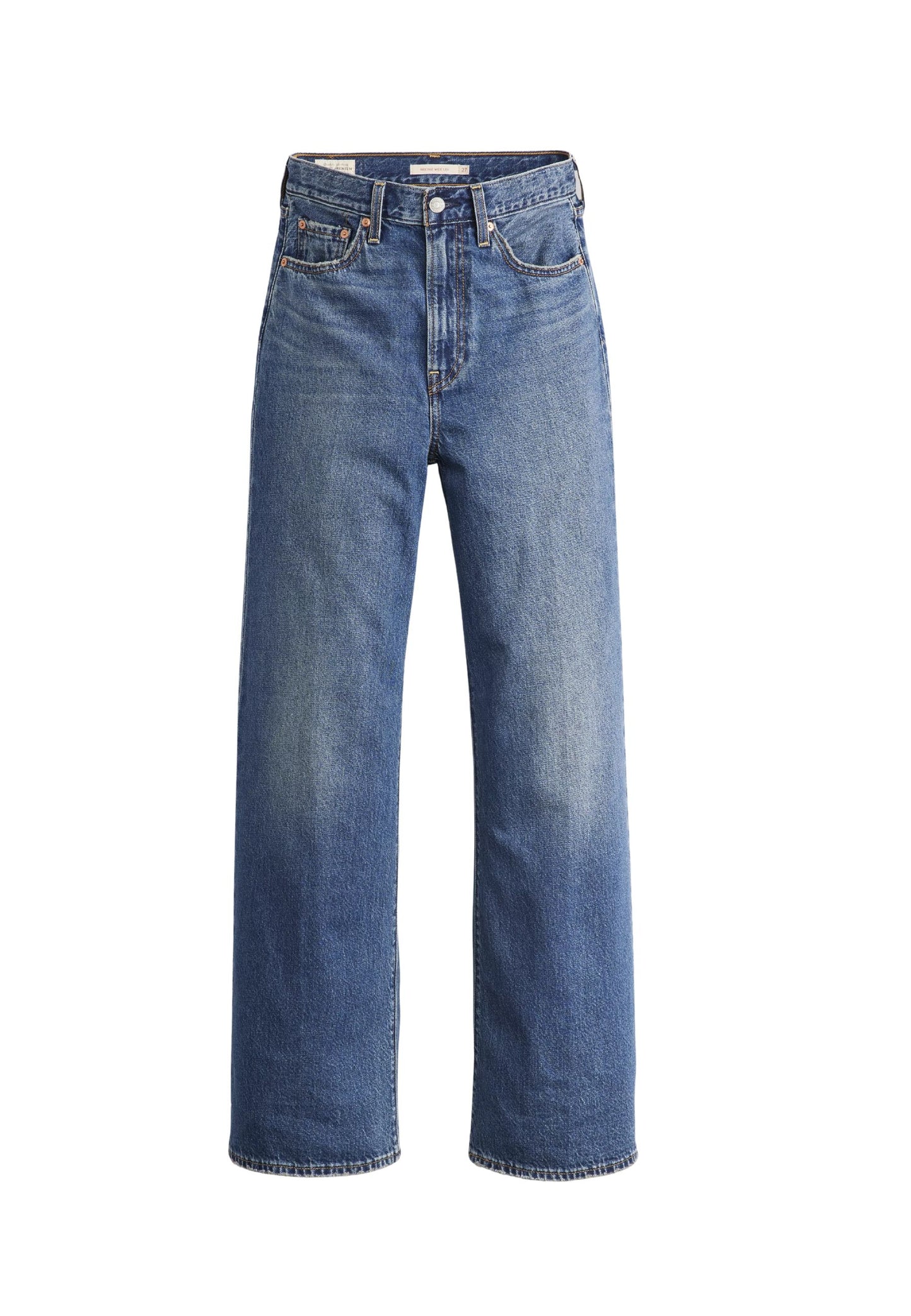 RIBCAGE WIDE LEG - blu