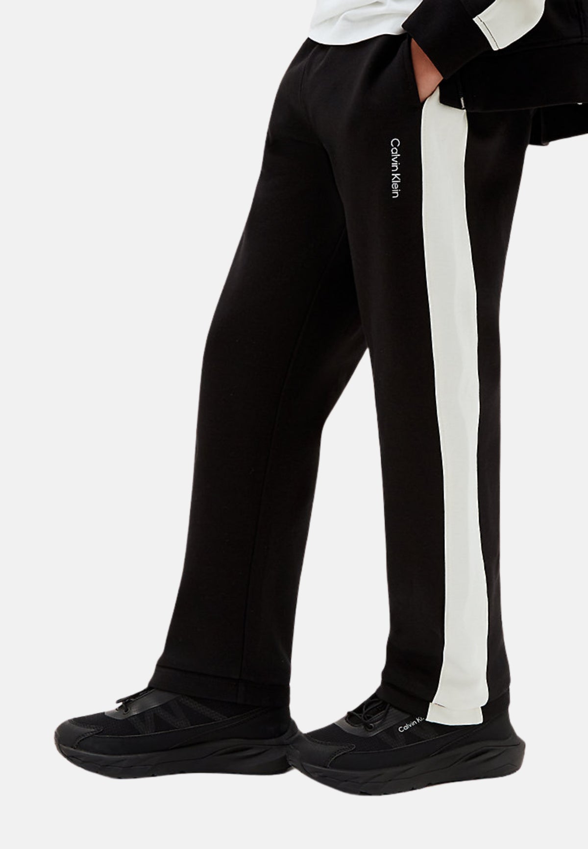 TERRY COLORBLOCK JOGGER SET - PVH BLACK