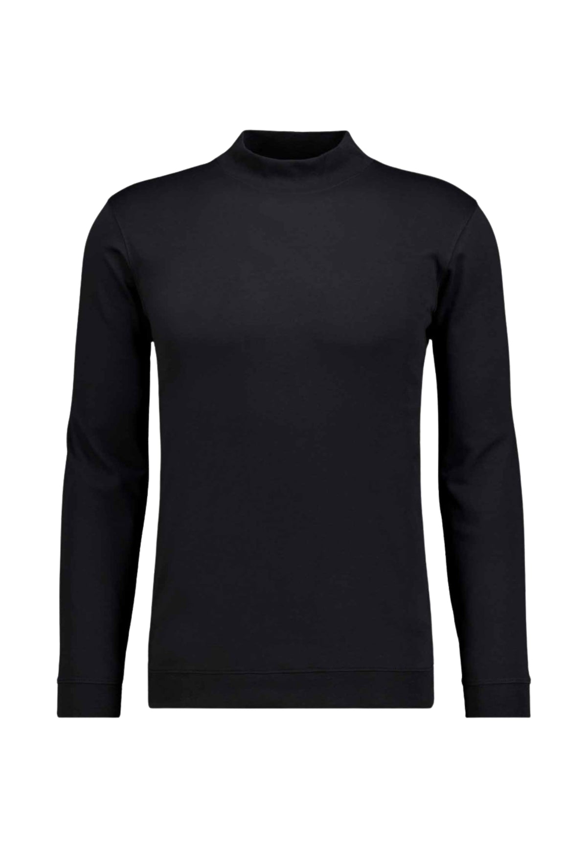 MAGLIA MEZZOCOLLO - nero