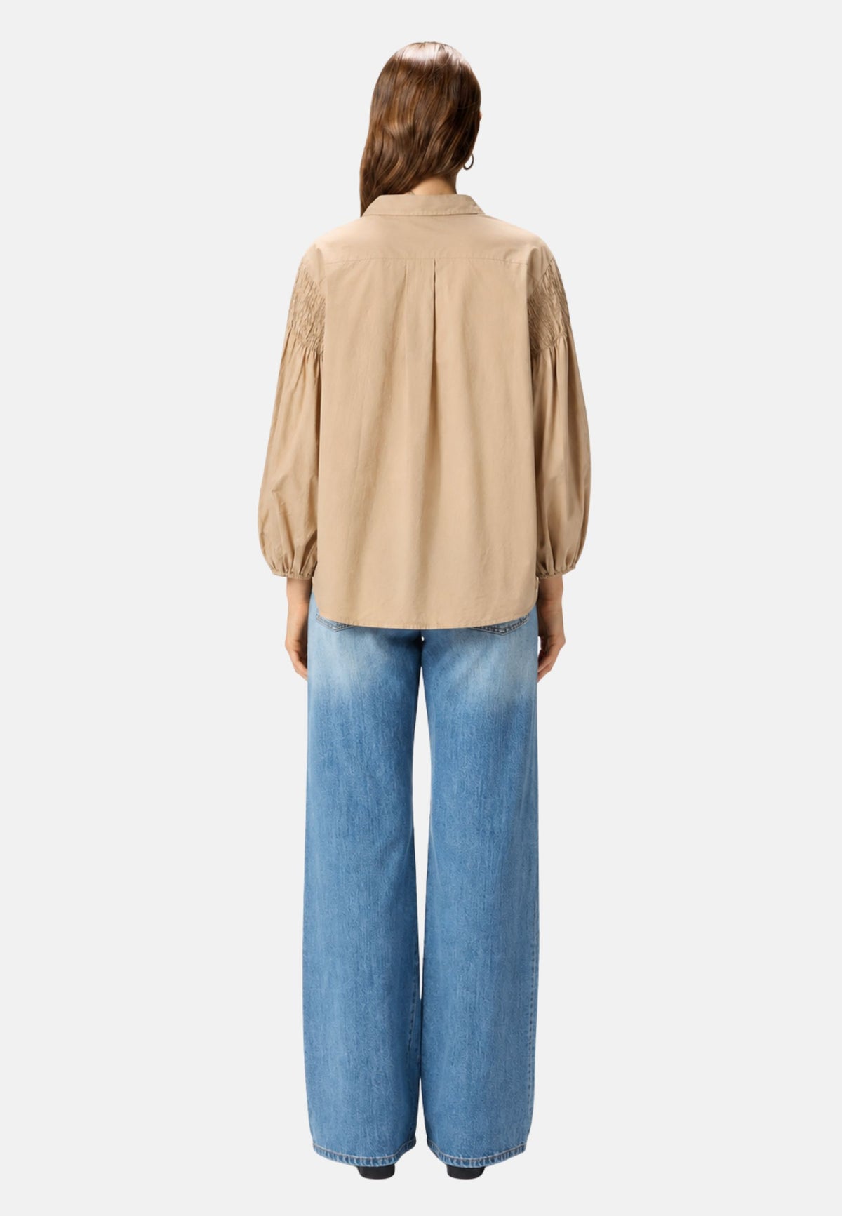BOUQUET BLUSA LIGHT COTTON - BEIGE