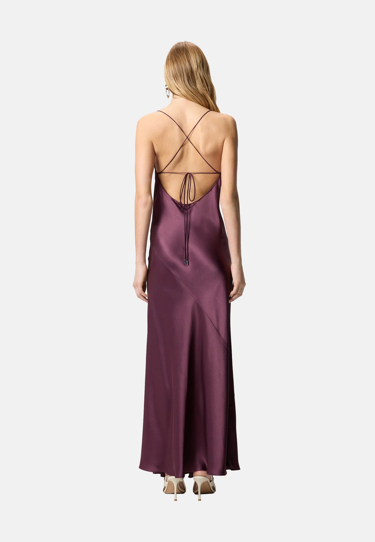 FARRO ABITO SATIN - RED