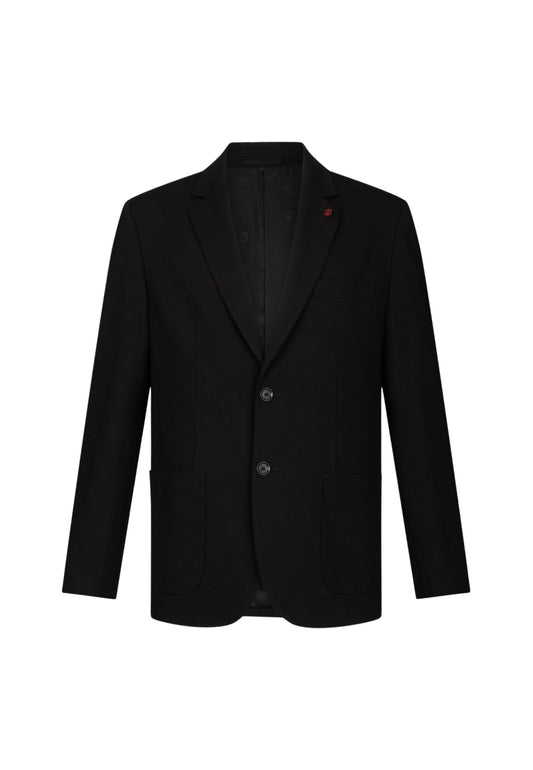 GIACCA BLAZER JERSEY - nero